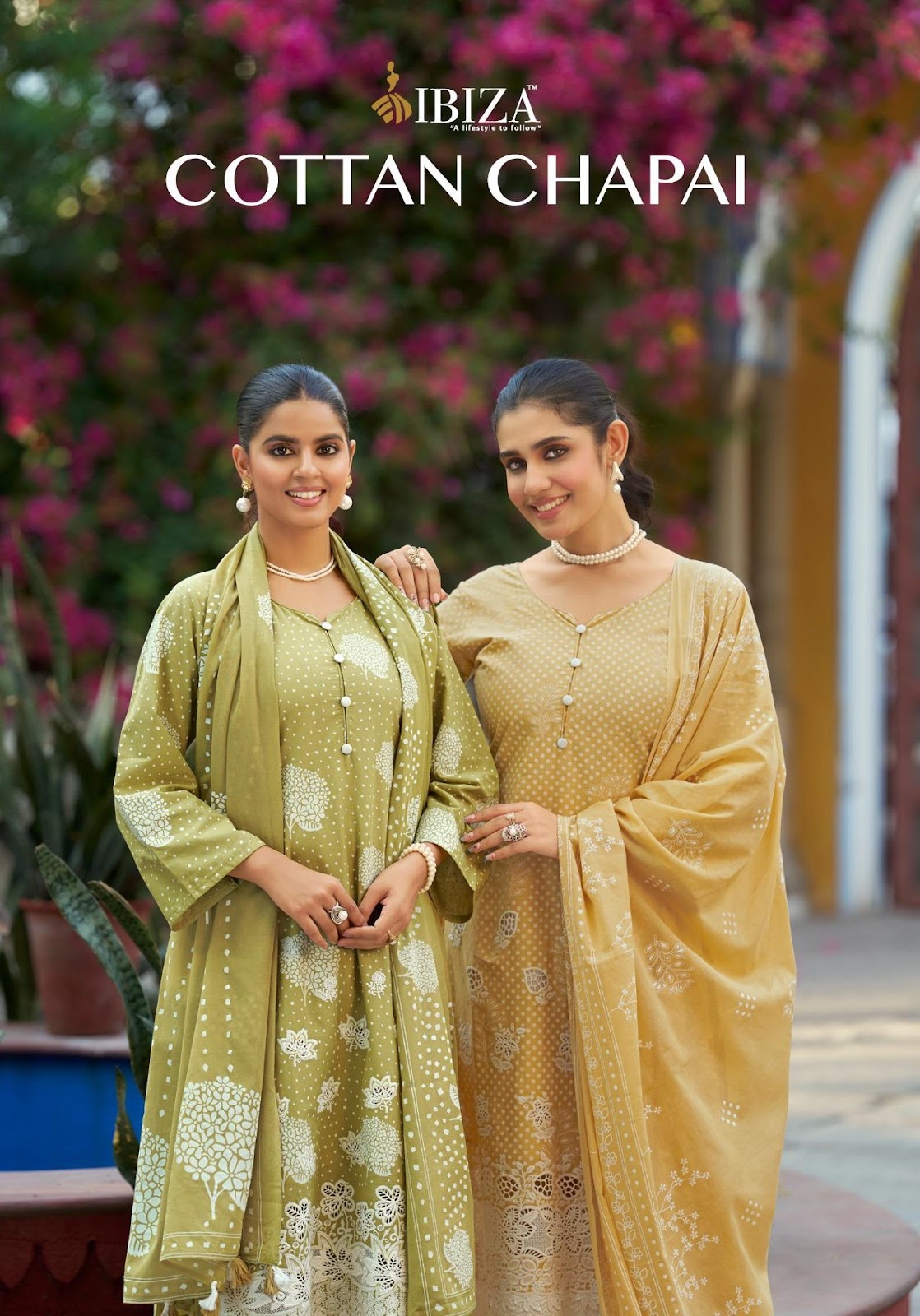 Cottan Chapai Ibiza Cambric Cotton Pant Style Suits Wholesale Rate