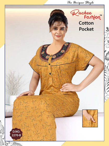 Cotton-2302 Ruchee Fashion Night Gowns