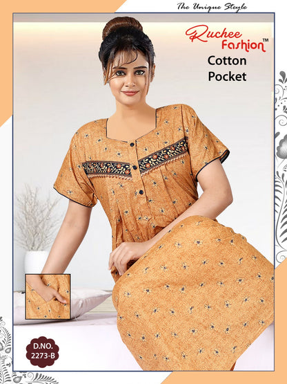 Cotton-2302 Ruchee Fashion Night Gowns