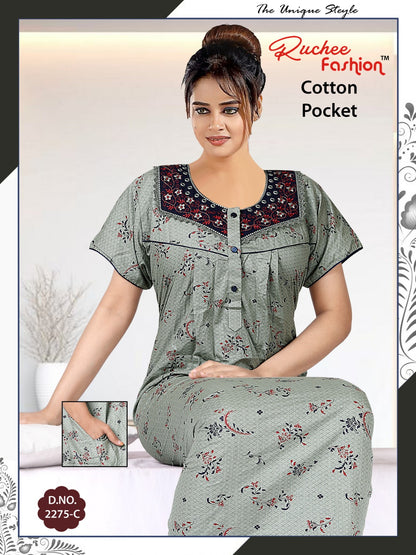 Cotton-2302 Ruchee Fashion Night Gowns