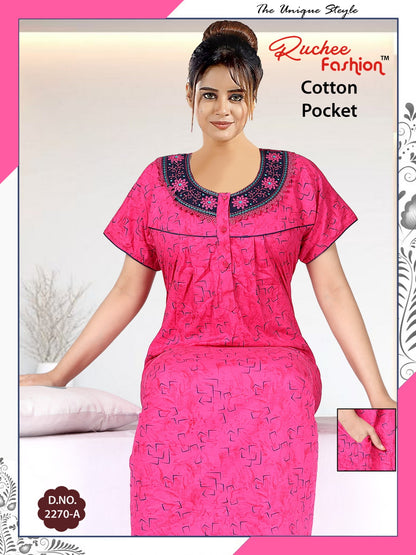 Cotton-2302 Ruchee Fashion Night Gowns