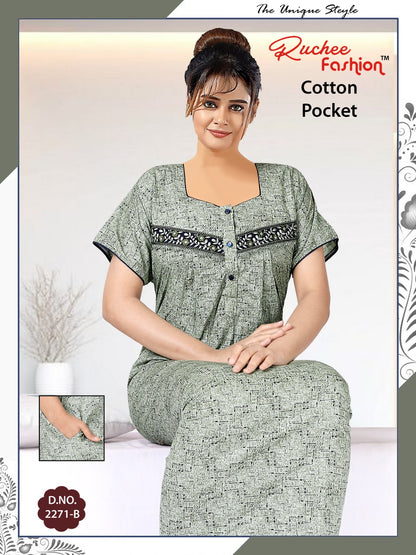 Cotton-2302 Ruchee Fashion Night Gowns