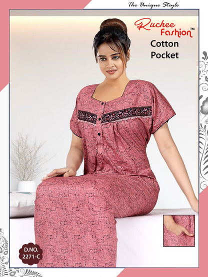 Cotton-2302 Ruchee Fashion Night Gowns