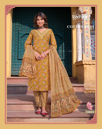 Cotton Kudi Vol 10 Radhika Lifestyle Cotton Readymade Pant Style Suits