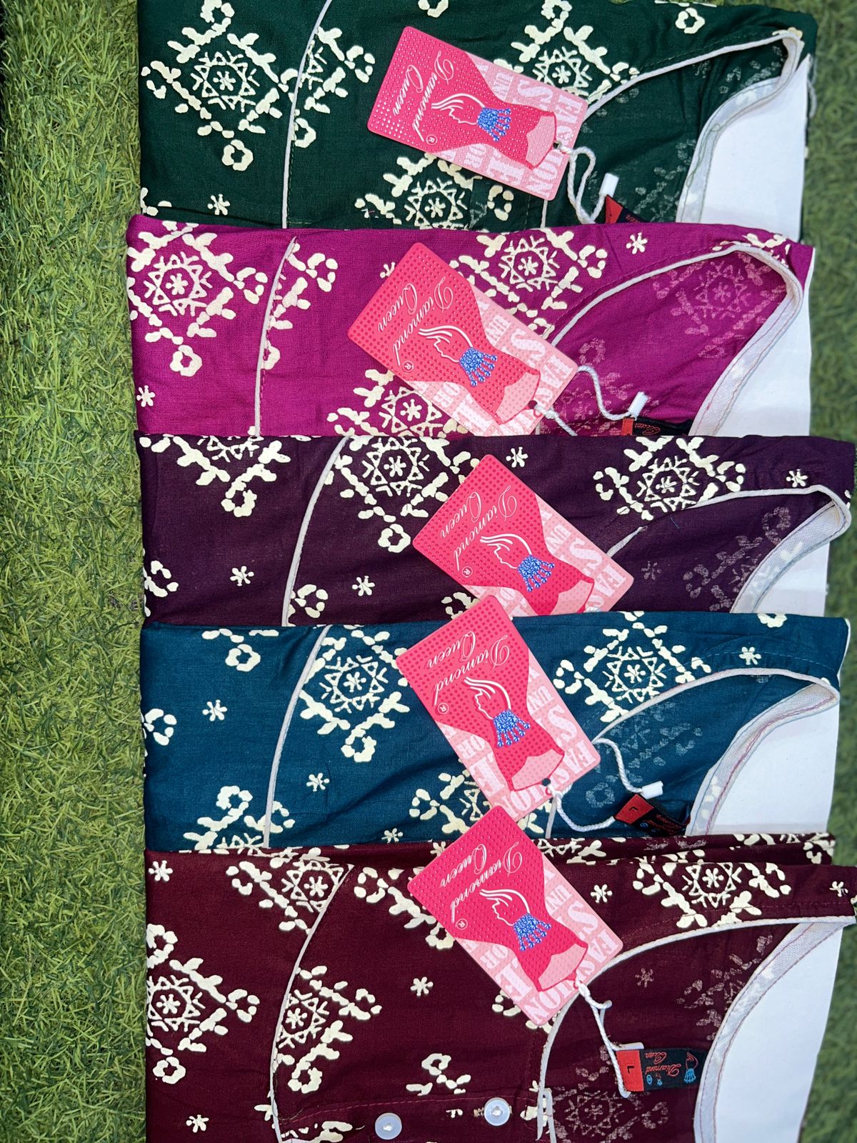 Cotton 021224 Diamond Queen Rajwadi Night Gowns Manufacturer