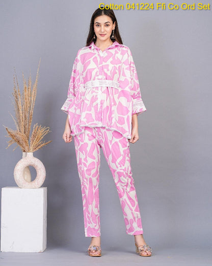 Cotton 041224 Ffi Co Ord Set Manufacturer Gujarat