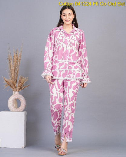 Cotton 041224 Ffi Co Ord Set Manufacturer Gujarat
