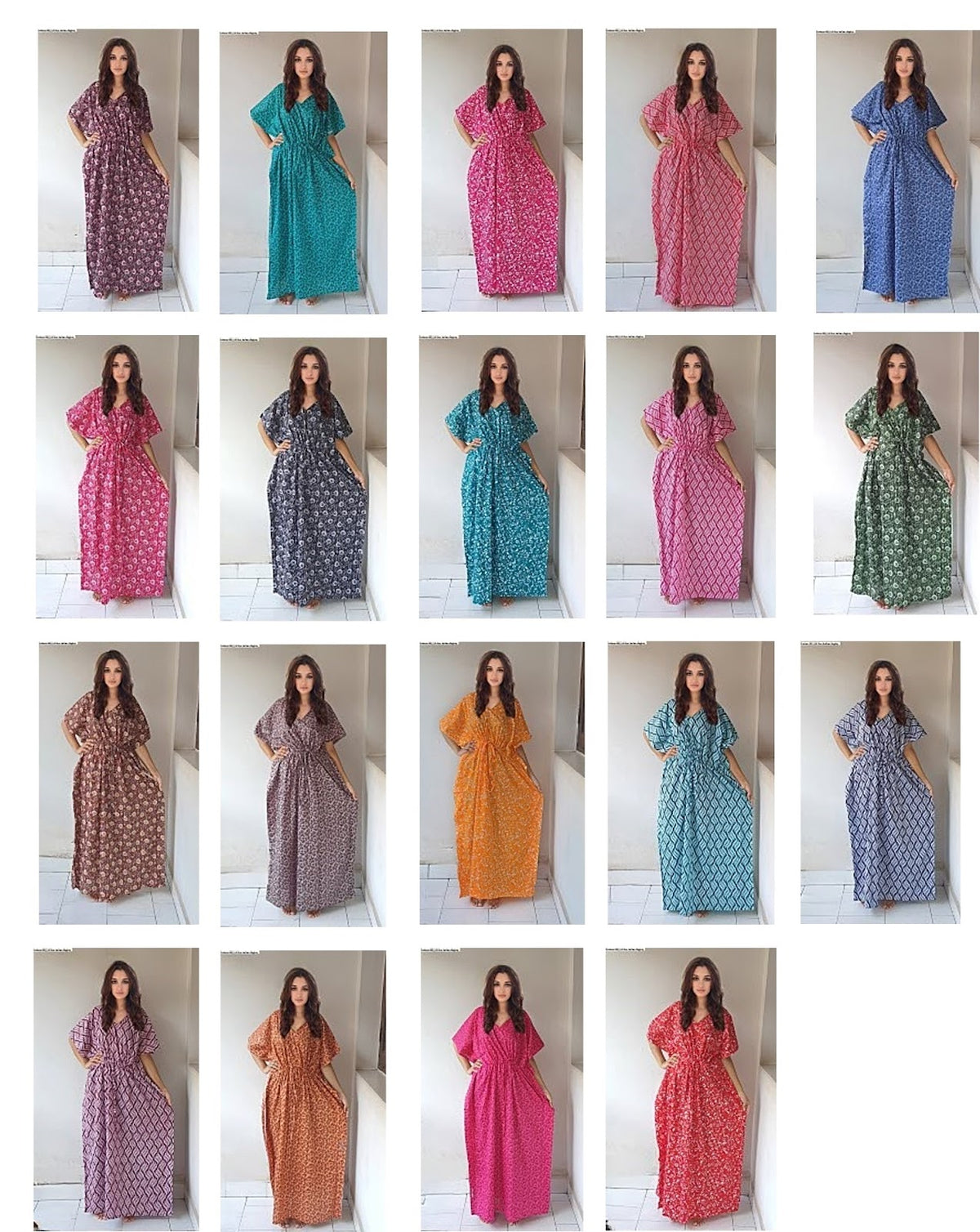 Cotton 091124 Ruc Kaftan Nighty Exporter India