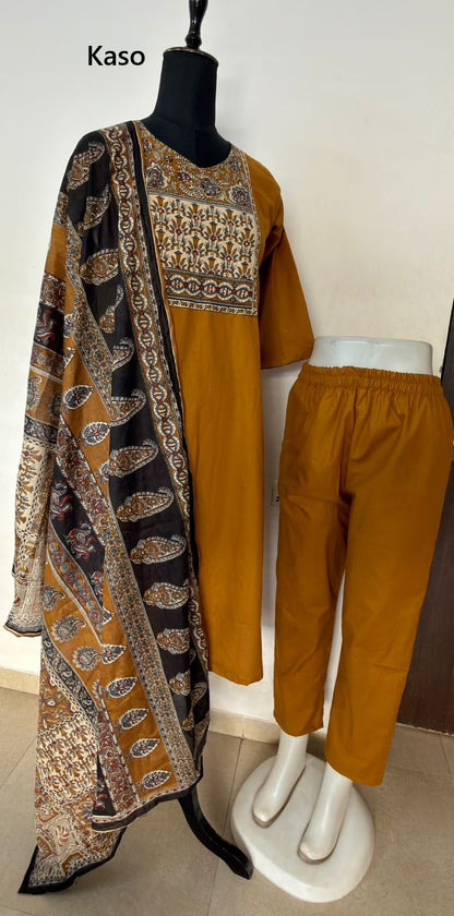 Cotton 161225 Kaso Readymade Pant Style Suits Exporter