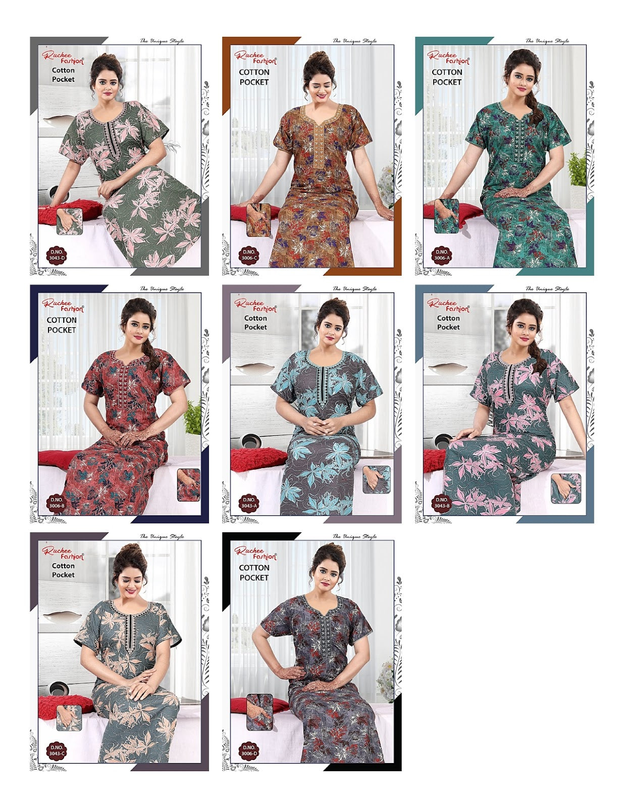 Cotton 1809 Ruchee Fashion Night Gowns Wholesaler