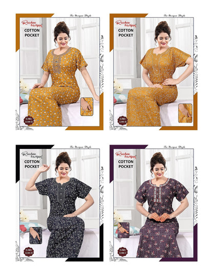 Cotton 270525 Ruchee Fashion Night Gowns Manufacturer
