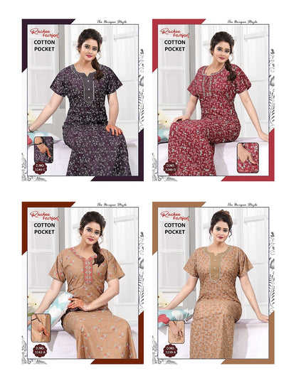 Cotton 270525 Ruchee Fashion Night Gowns Manufacturer