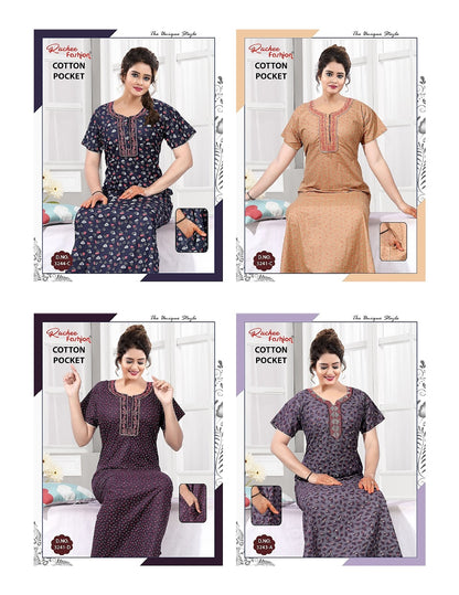 Cotton 270525 Ruchee Fashion Night Gowns Manufacturer