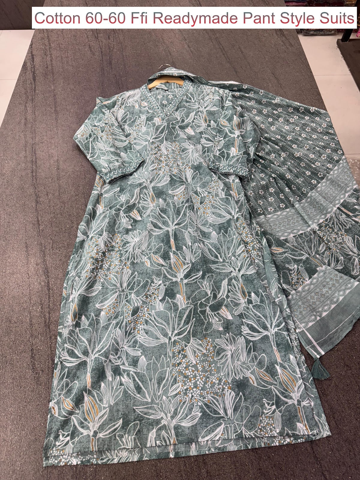 Cotton 60-60 Ffi Readymade Pant Style Suits Wholesale Rate