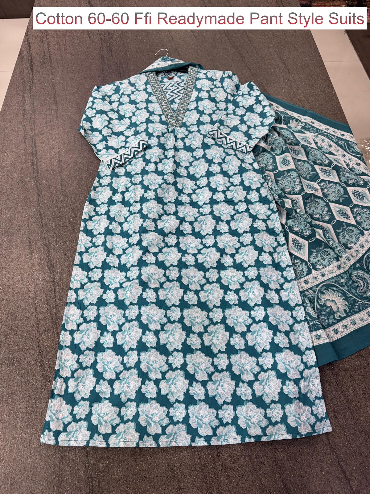 Cotton 60-60 Ffi Readymade Pant Style Suits Wholesale Rate