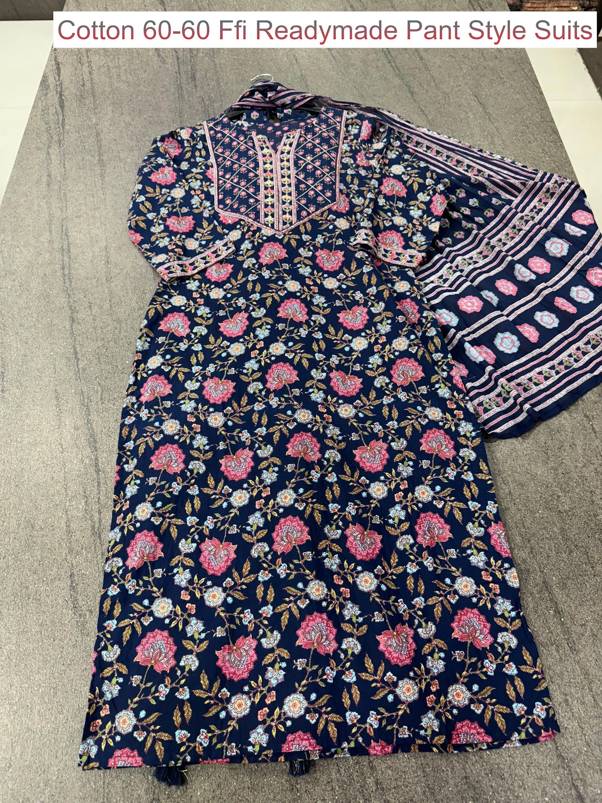 Cotton 60-60 Ffi Readymade Pant Style Suits Wholesale Rate