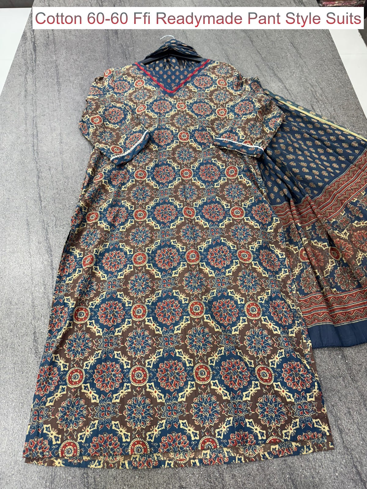 Cotton 60-60 Ffi Readymade Pant Style Suits Wholesale Rate