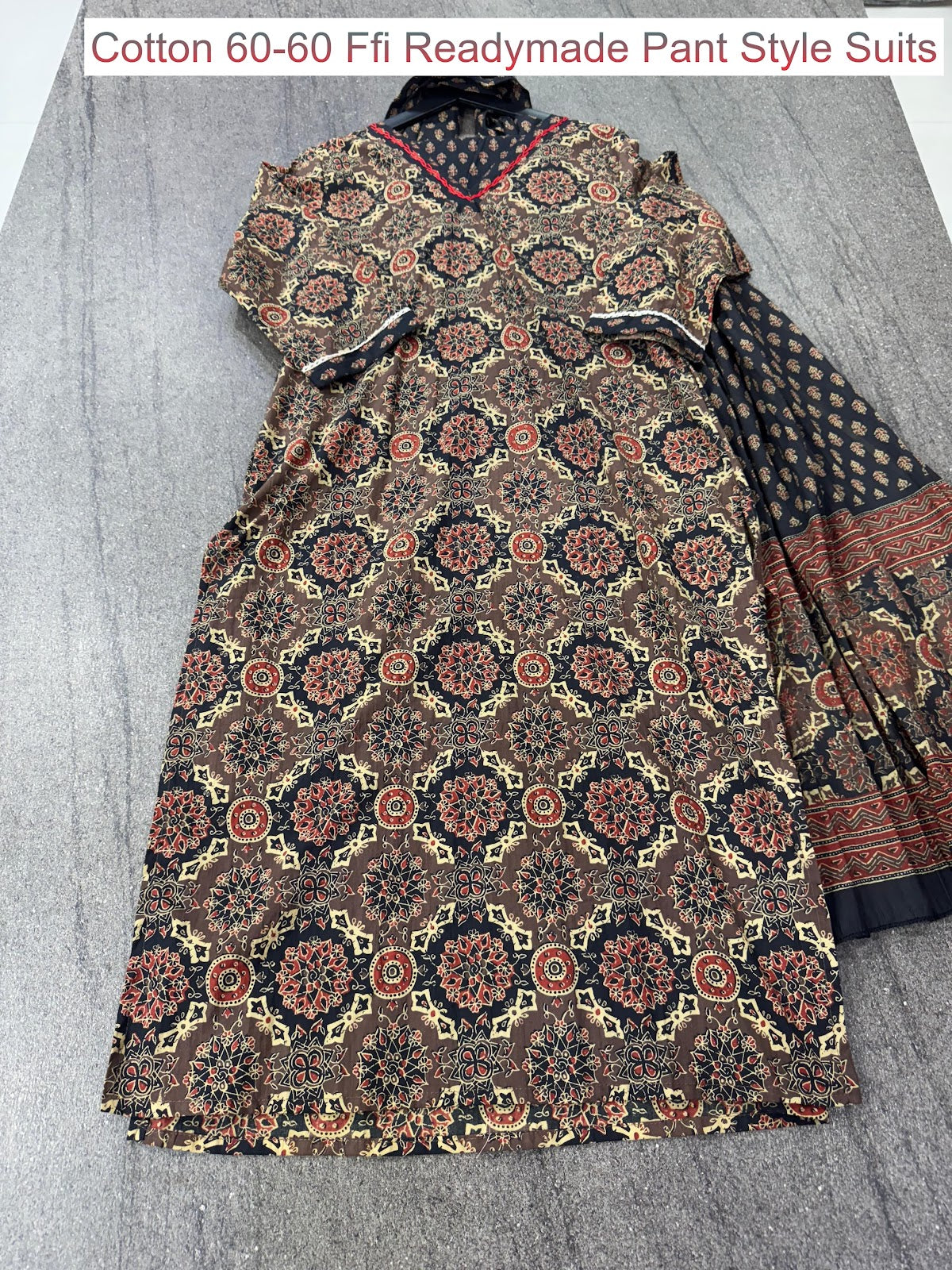 Cotton 60-60 Ffi Readymade Pant Style Suits Wholesale Rate