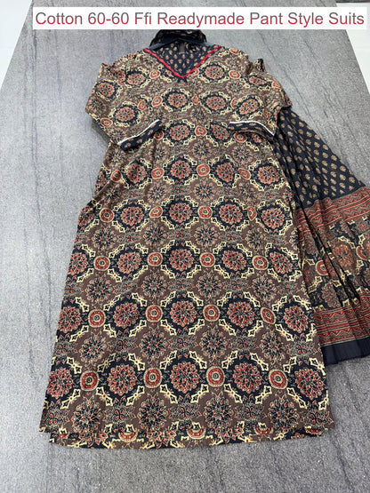 Cotton 60-60 Ffi Readymade Pant Style Suits Wholesale Rate