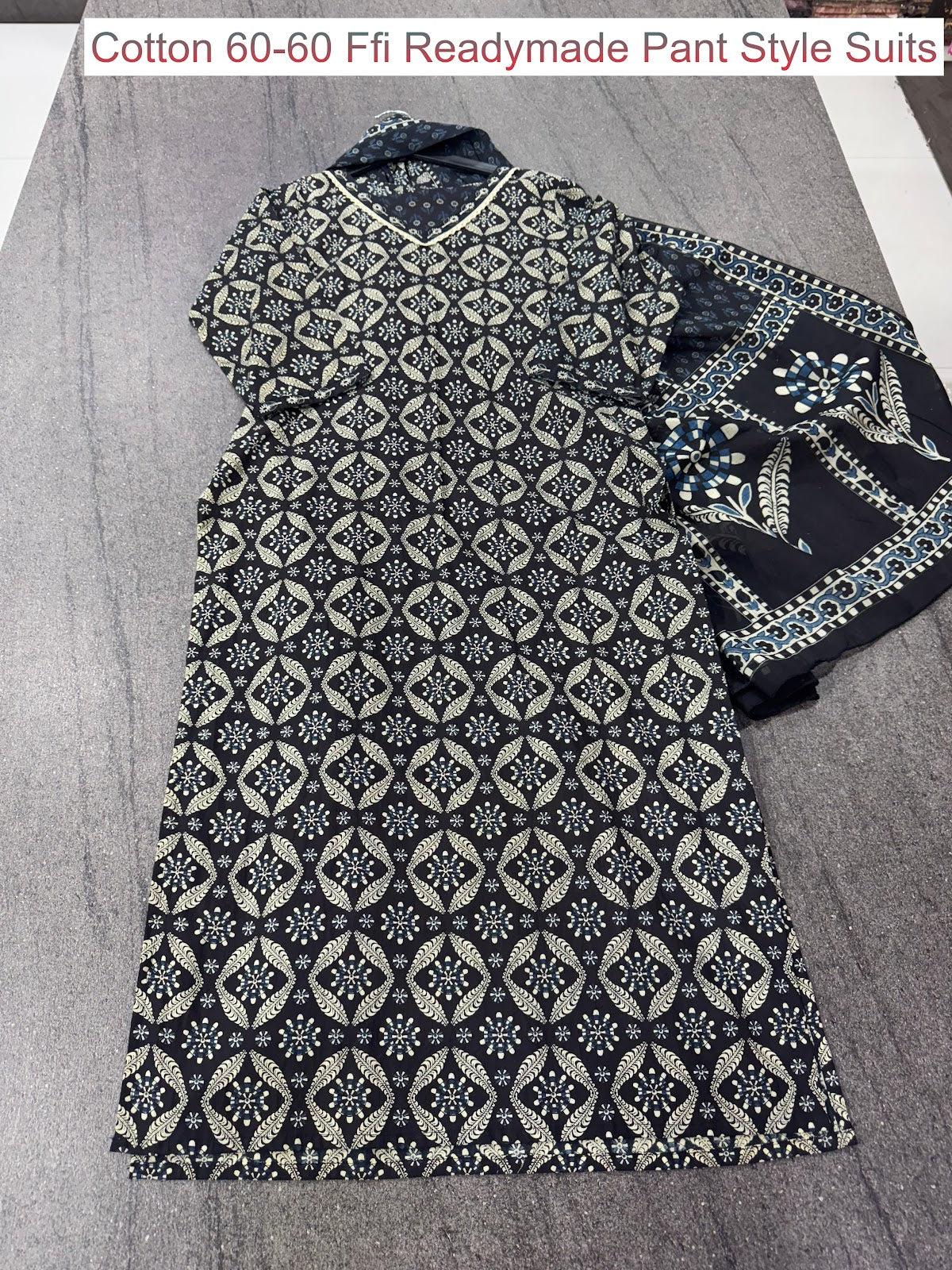 Cotton 60-60 Ffi Readymade Pant Style Suits Wholesale Rate