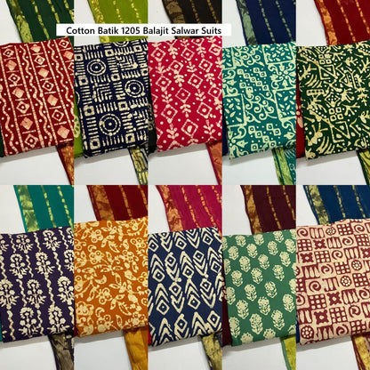 Cotton Batik 1205 Balajit Salwar Suits Wholesale Price