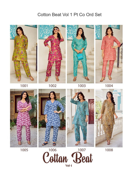 Cotton Beat Vol 1 Pt Cotton Co Ord Set Supplier Ahmedabad