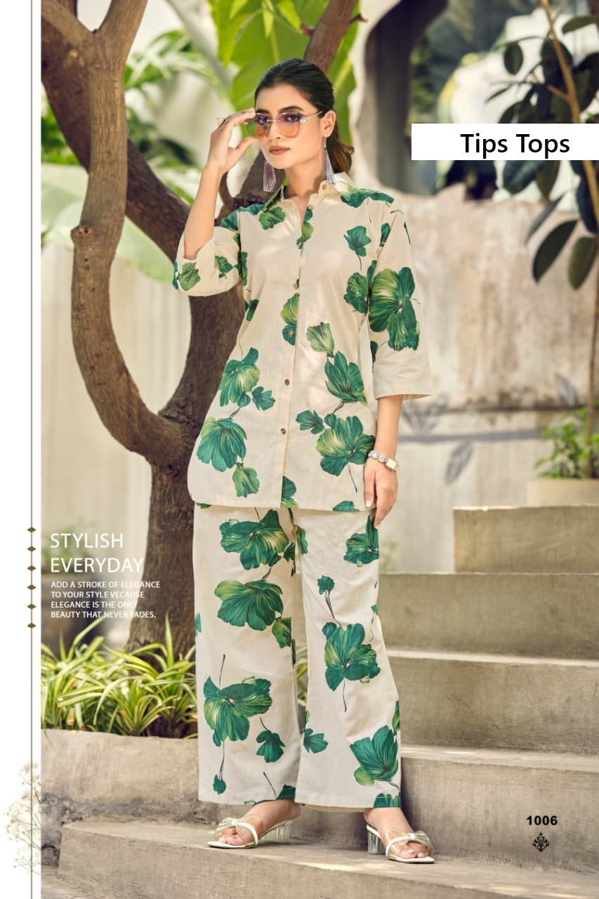 Cotton Beats Vol 4 Tips Tops Cotton Co Ord Set Wholesale