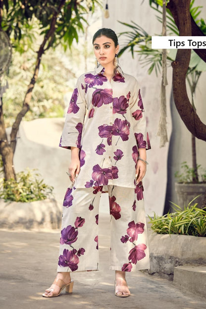 Cotton Beats Vol 4 Tips Tops Cotton Co Ord Set Wholesale