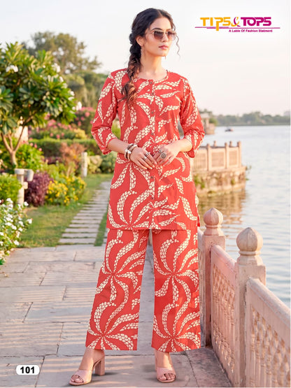 Cotton Beauty Tips Tops Co Ord Set Wholesaler Gujarat