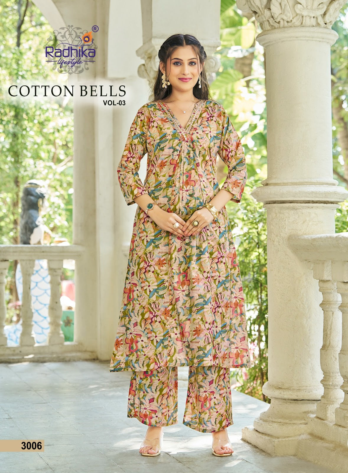 Cotton Bells Vol 3 Radhika Lifestyle Cotton Co Ord Set Manufacturer Gujarat