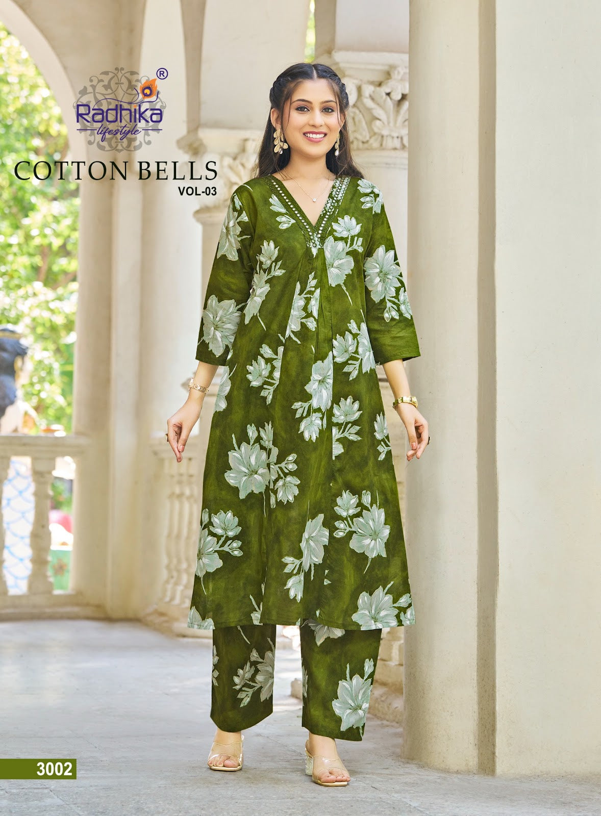 Cotton Bells Vol 3 Radhika Lifestyle Cotton Co Ord Set Manufacturer Gujarat