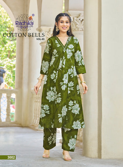 Cotton Bells Vol 3 Radhika Lifestyle Cotton Co Ord Set Manufacturer Gujarat