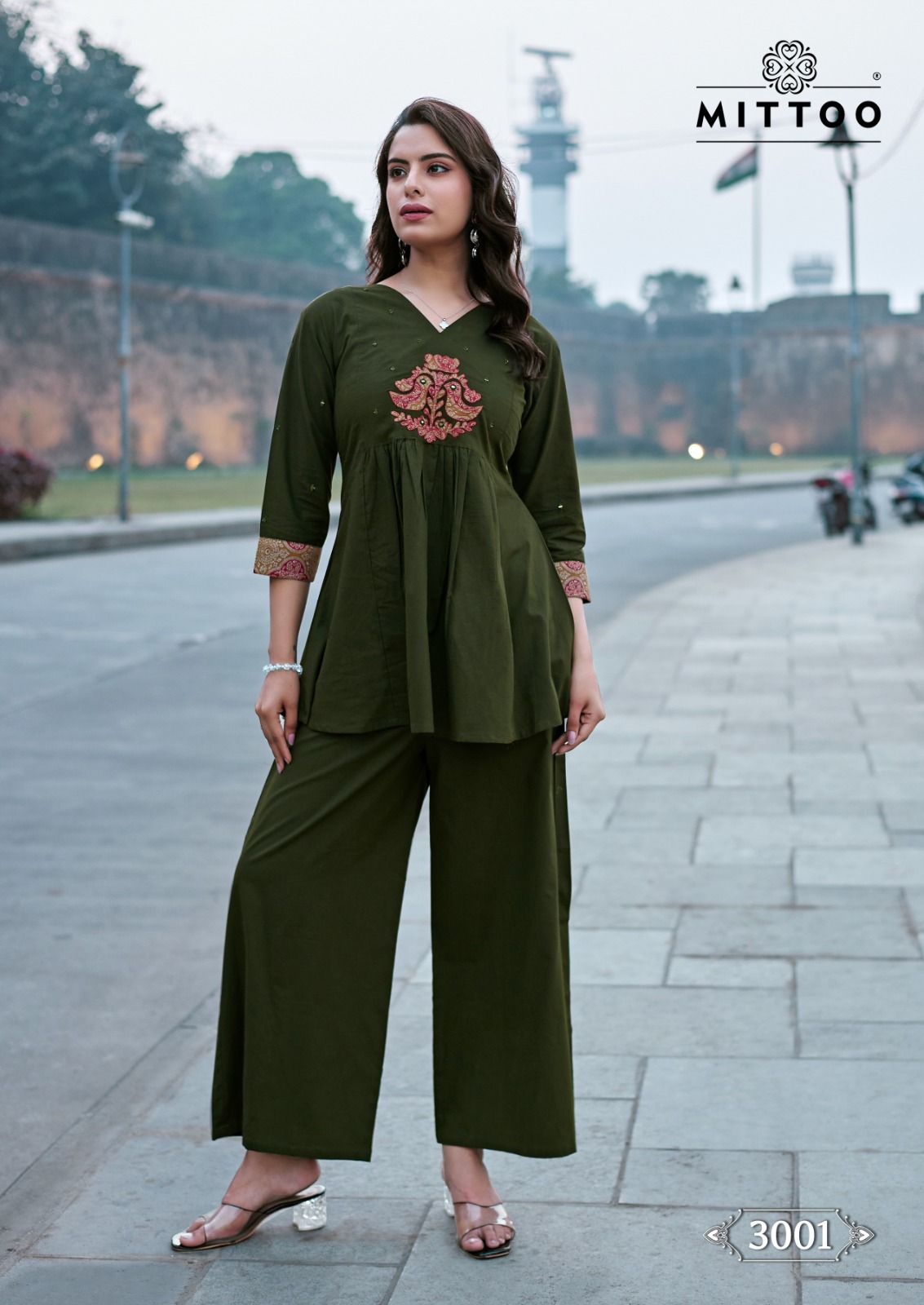 Cotton Candy Mittoo Dhabu Cotton Co Ord Set Wholesale Rate