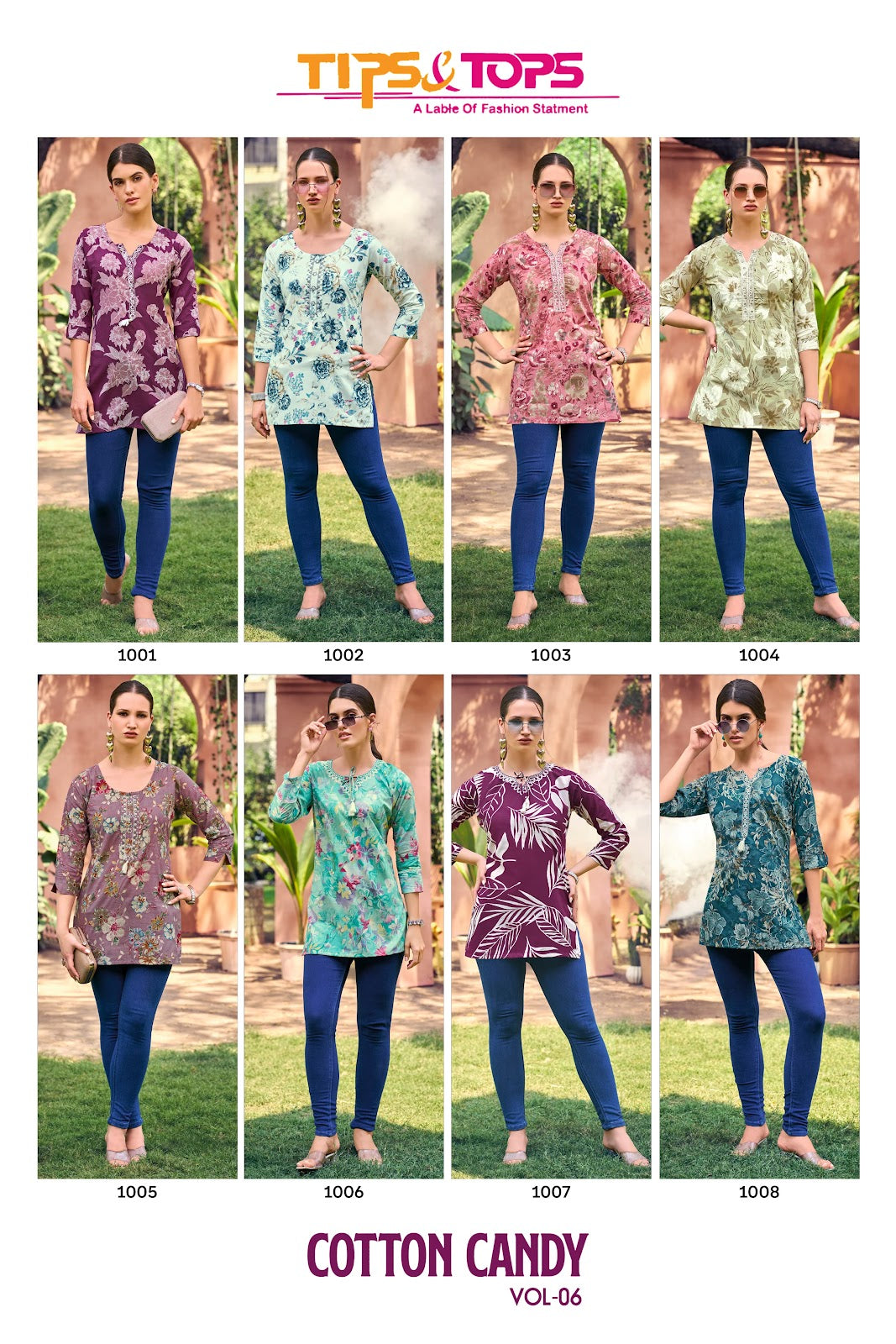 Cotton Candy Vol 6 Tips Tops Stylish Short Tops Exporter Ahmedabad