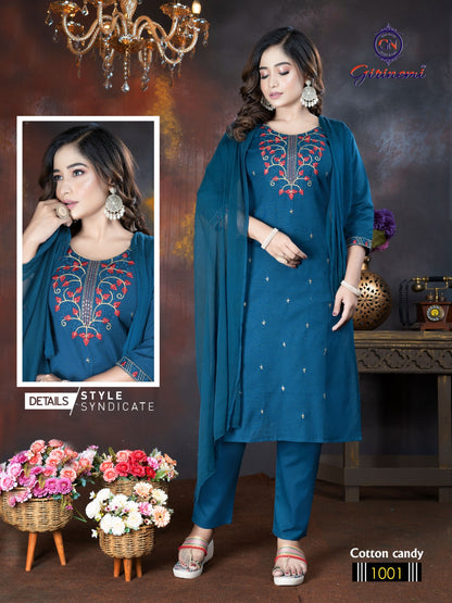 Cotton Candy Vol 1 Girinemi Readymade Pant Style Suits Manufacturer Ahmedabad