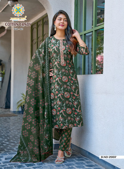 Cotton Candy Vol 2 Passion Tree Readymade Pant Style Suits Wholesaler Ahmedabad