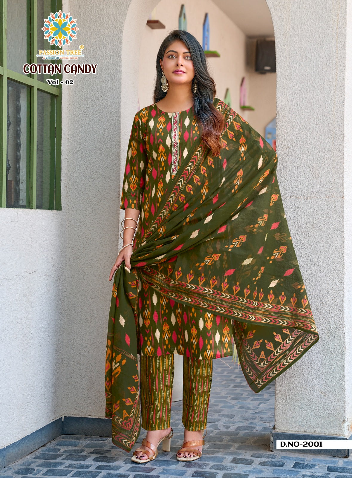 Cotton Candy Vol 2 Passion Tree Readymade Pant Style Suits Wholesaler Ahmedabad