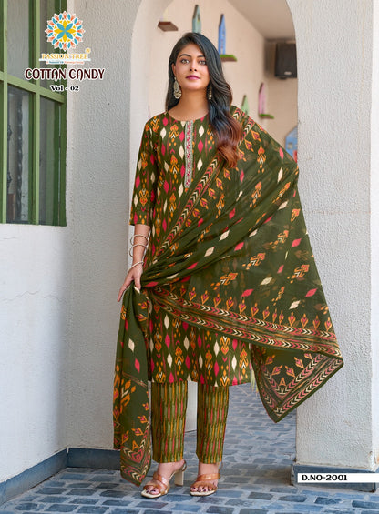 Cotton Candy Vol 2 Passion Tree Readymade Pant Style Suits Wholesaler Ahmedabad