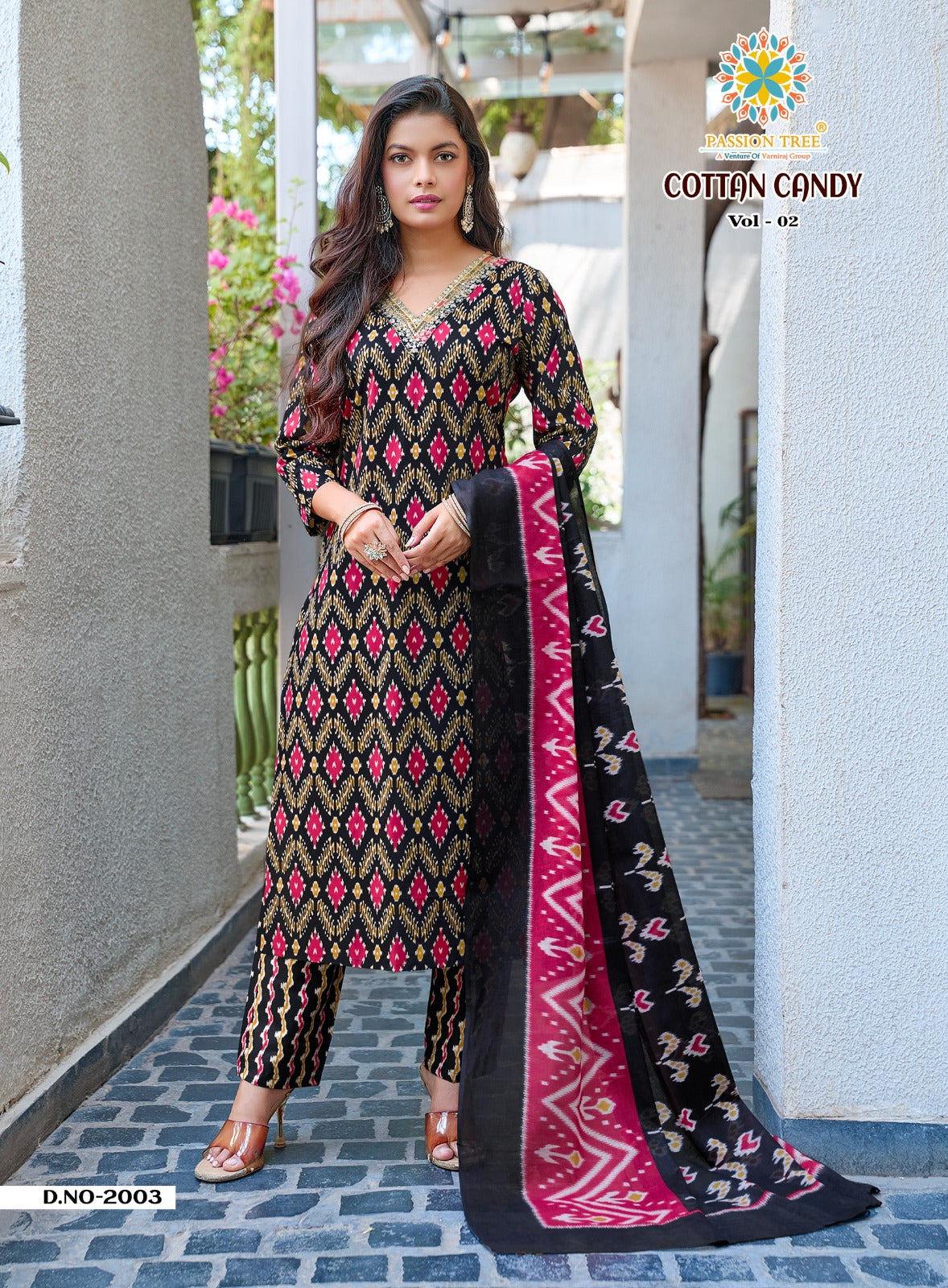 Cotton Candy Vol 2 Passion Tree Readymade Pant Style Suits Wholesaler Ahmedabad