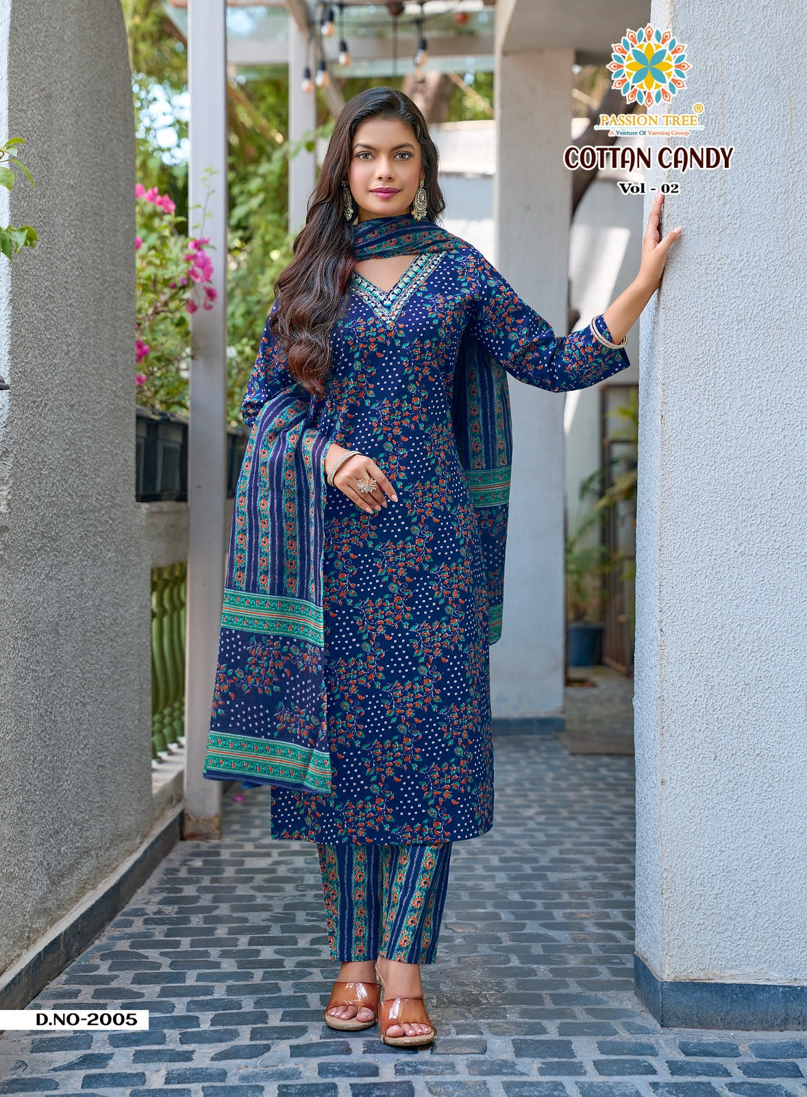 Cotton Candy Vol 2 Passion Tree Readymade Pant Style Suits Wholesaler Ahmedabad