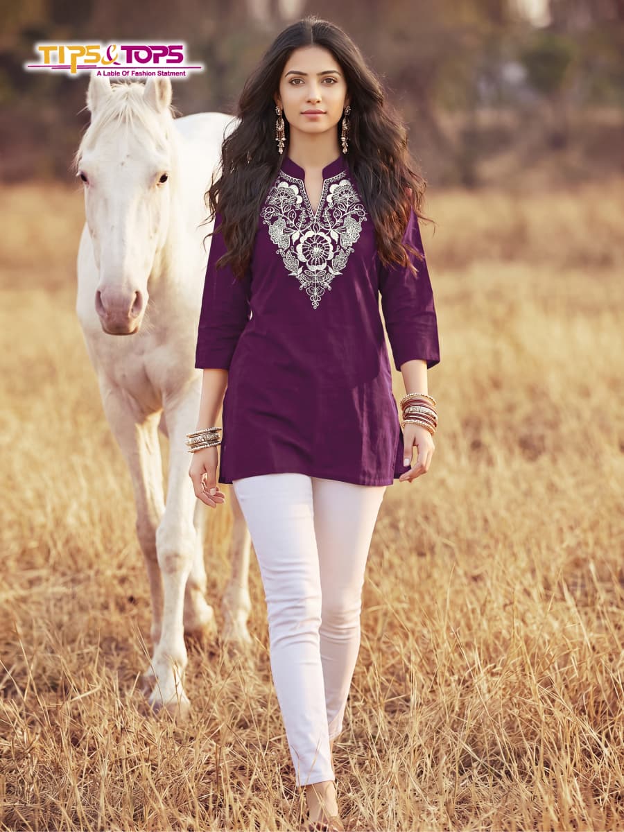 Cotton Candy Vol 2 Tips Tops Cotton Short Kurtis Wholesale Price