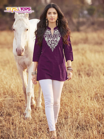 Cotton Candy Vol 2 Tips Tops Cotton Short Kurtis Wholesale Price