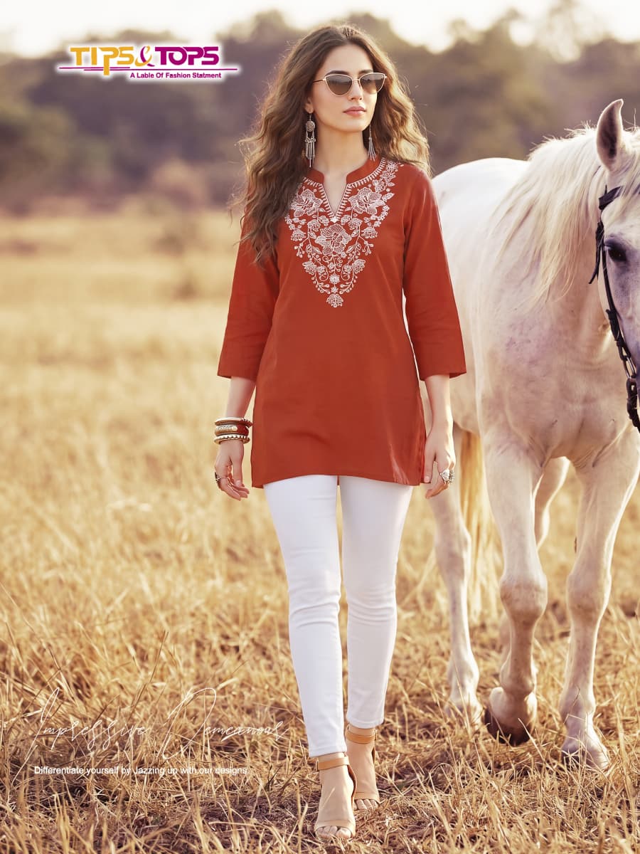 Cotton Candy Vol 2 Tips Tops Cotton Short Kurtis Wholesale Price