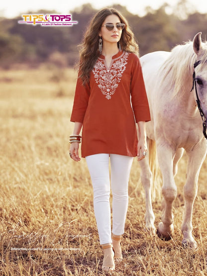 Cotton Candy Vol 2 Tips Tops Cotton Short Kurtis Wholesale Price