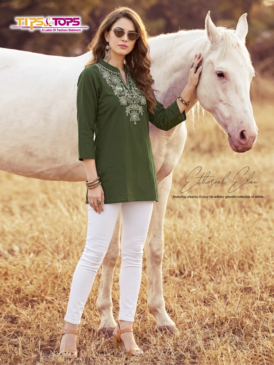 Cotton Candy Vol 2 Tips Tops Cotton Short Kurtis Wholesale Price