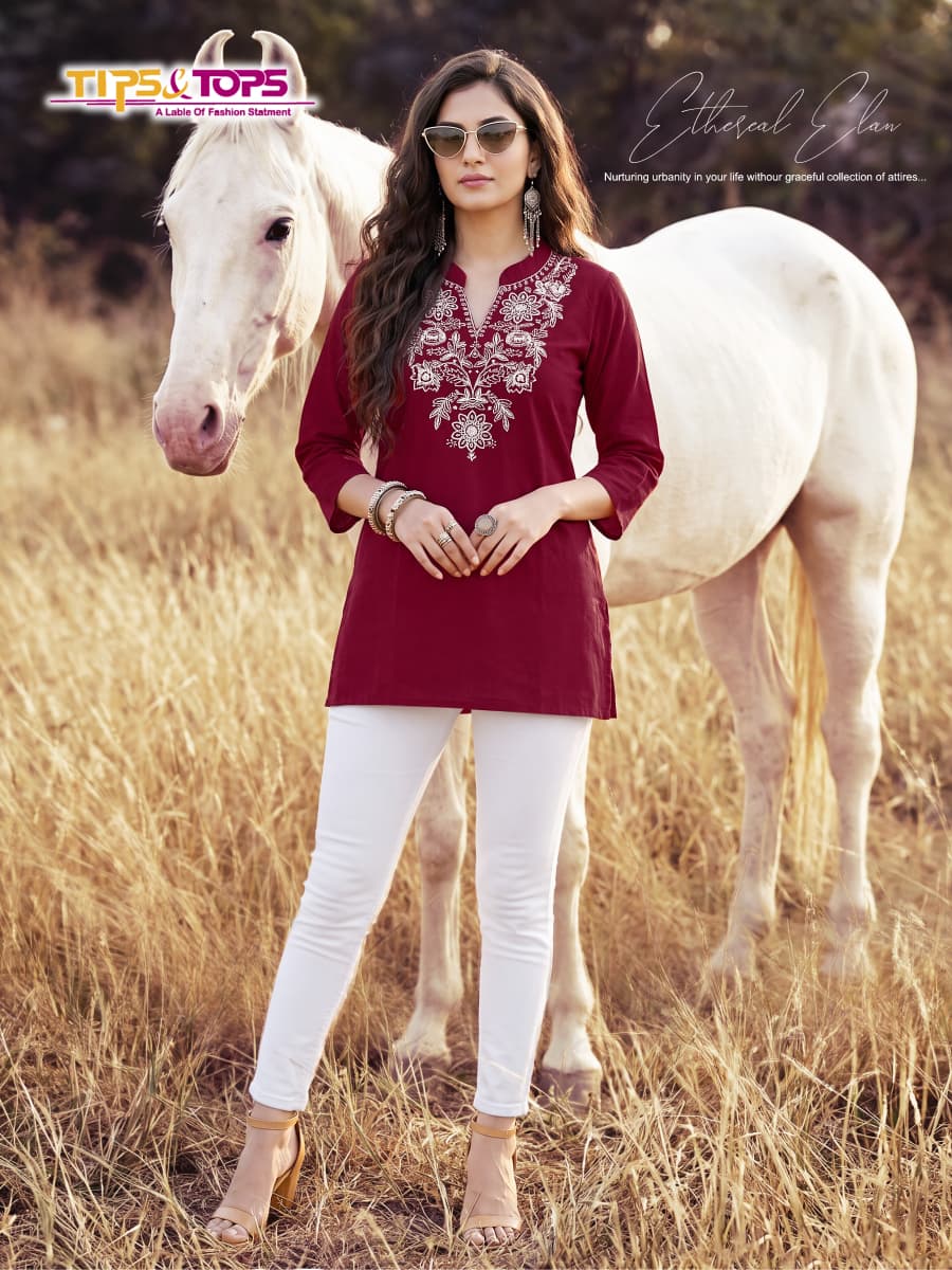 Cotton Candy Vol 2 Tips Tops Cotton Short Kurtis Wholesale Price