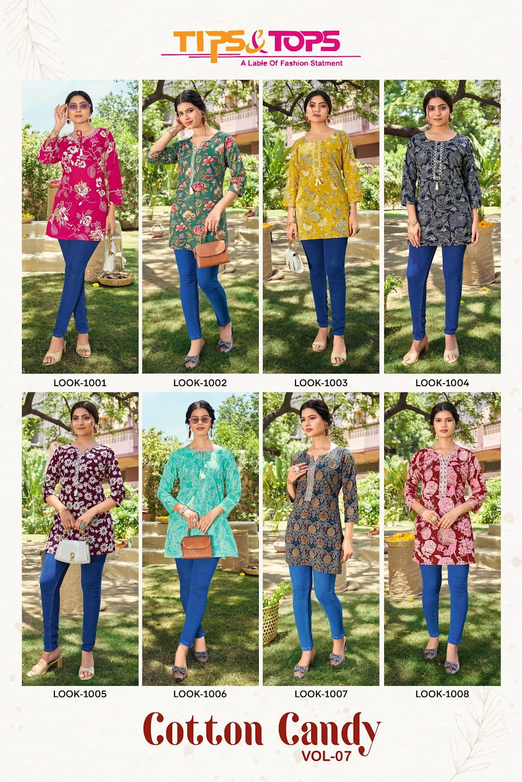 Cotton Candy Vol 7 Tips Tops Cotton Short Kurtis Wholesaler India