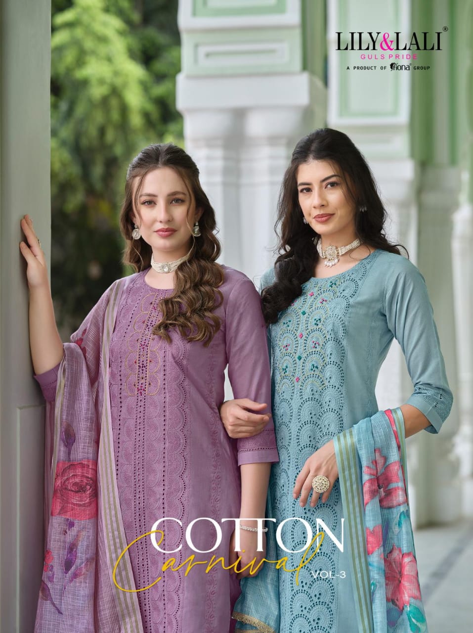 Cotton Carnival Vol 3 Lily Lali Readymade Pant Style Suits