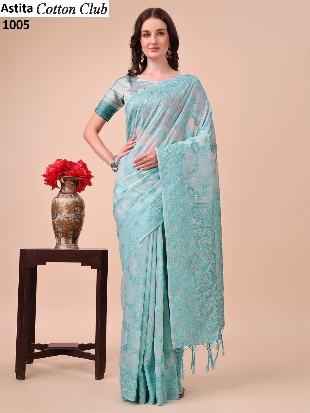Cotton Club 1001-1005 Astita Sarees Wholesale Rate