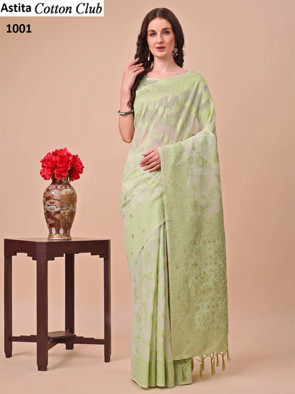 Cotton Club 1001-1005 Astita Sarees Wholesale Rate